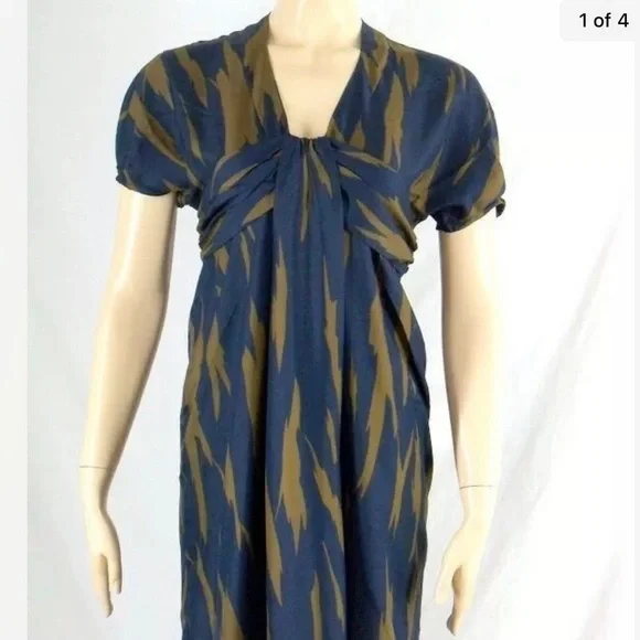 french connection blue silk dress Ennis Satin Lace Dress Dresses In Navy